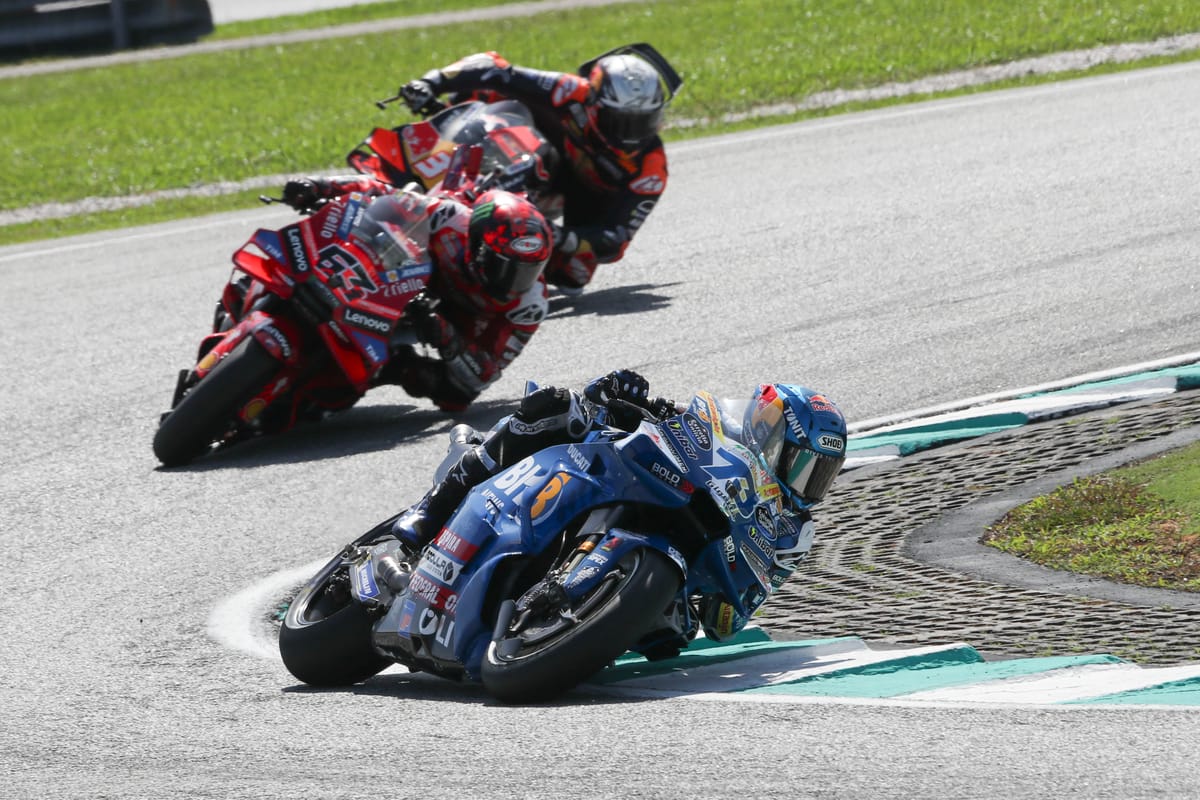 Alex Marquez wins, late disaster for Bagnaia