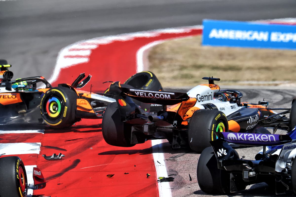 Zak Brown pede desculpas por culpar rival após batida na Sprint da F1