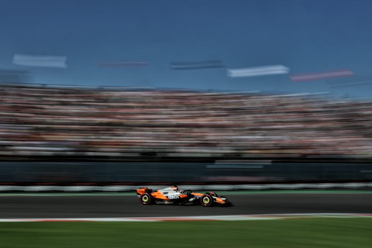 Norris domina o treino para o GP do México, Piastri tem dificuldades