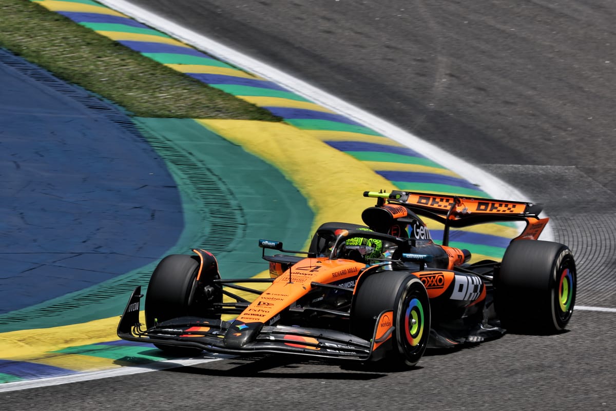 Norris supera a Piastri en los Libres del GP de Brasil; McLaren domina la sesión