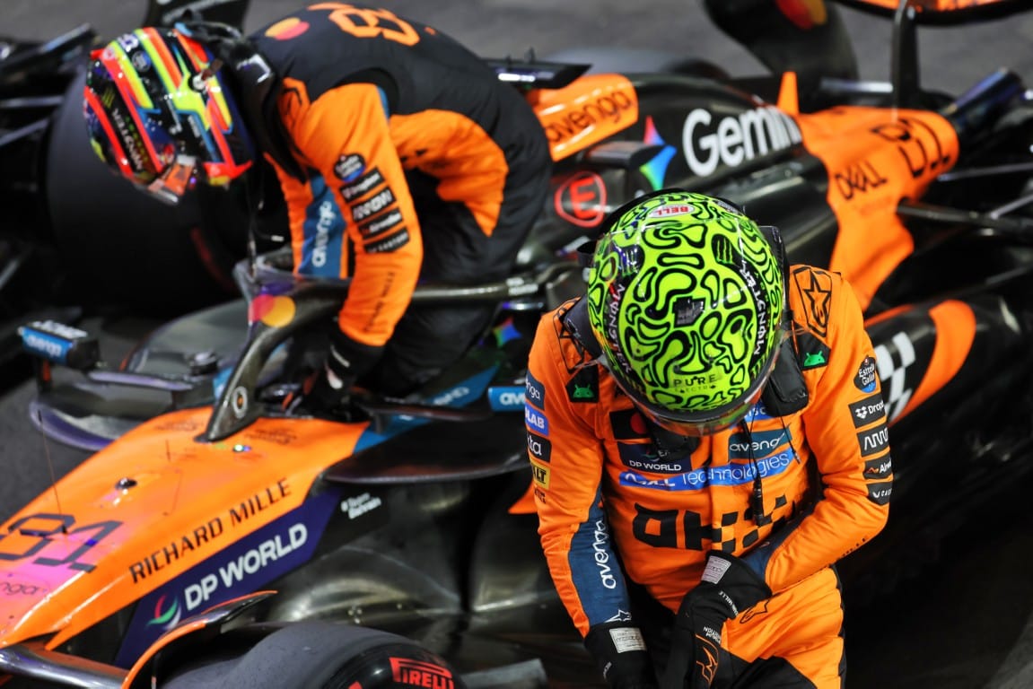 Oscar Piastri and Lando Norris, McLaren, F1