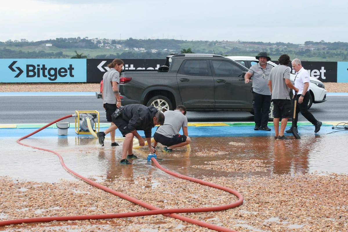 Flooding delays start of MotoGP's Brazil weekend