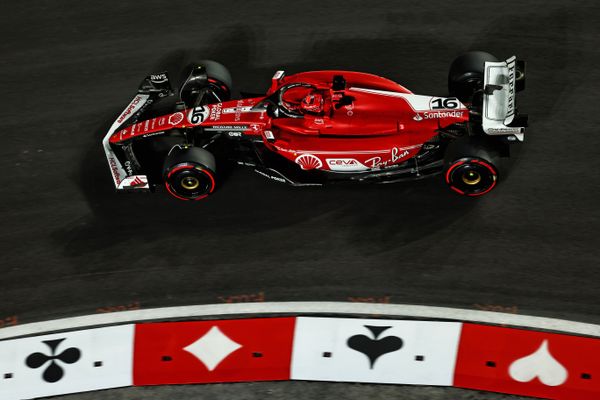 Everything that happened in very delayed Las Vegas GP practice