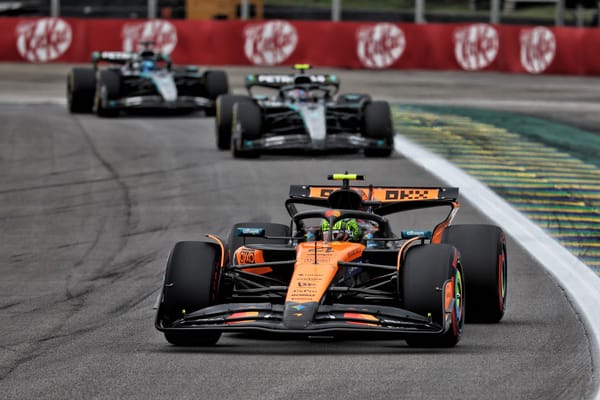 Norris wins Brazil F1 sprint as Piastri crashes out
