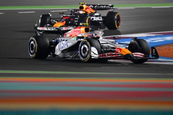 Liam Lawson, Racing Bulls, and Yuki Tsunoda, Red Bull, F1