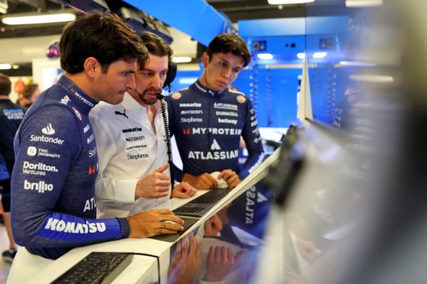 Carlos Sainz and Alex Albon, Williams, F1