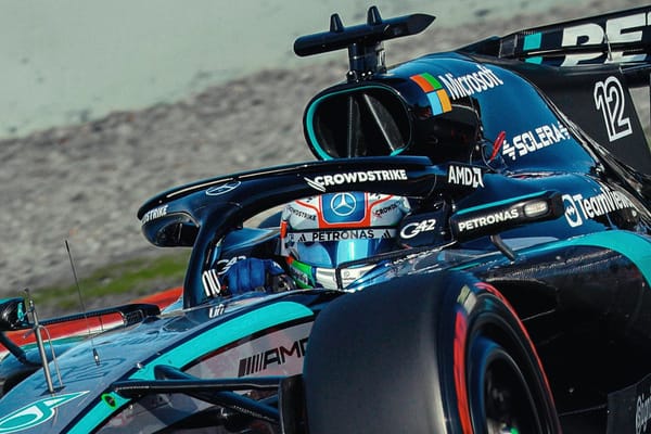 Mercedes stays on top of Barcelona test as Antonelli goes fastest