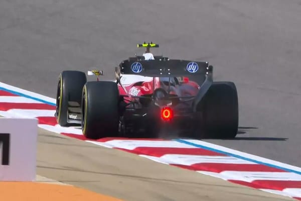 Ferrari F1 wing screengrab