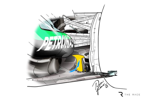 Mercedes F1 2026 diffuser design