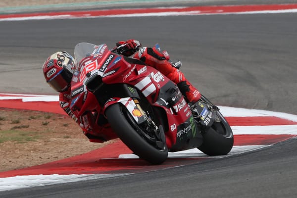 Marquez penalised for Di Giannantonio clash