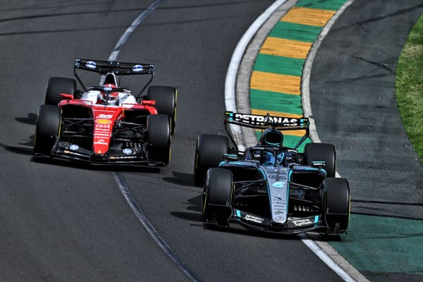 Mercedes 1-2 in F1 2026 opener after early Ferrari tussle