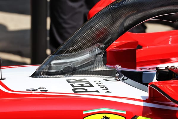 A windscreen? The legality questions around Ferrari halo wings